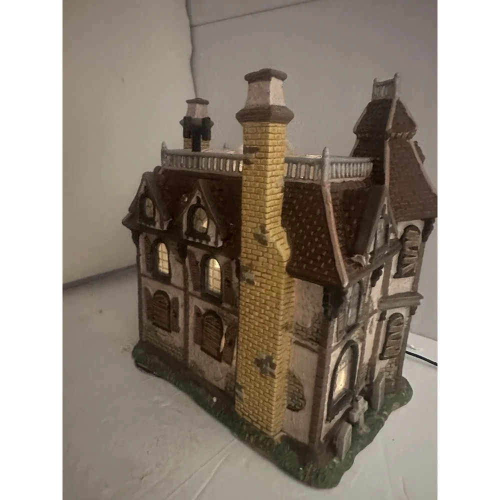 2002 Lemax Alford Mansion Spooky Town Halloween Village House Spookside Estates